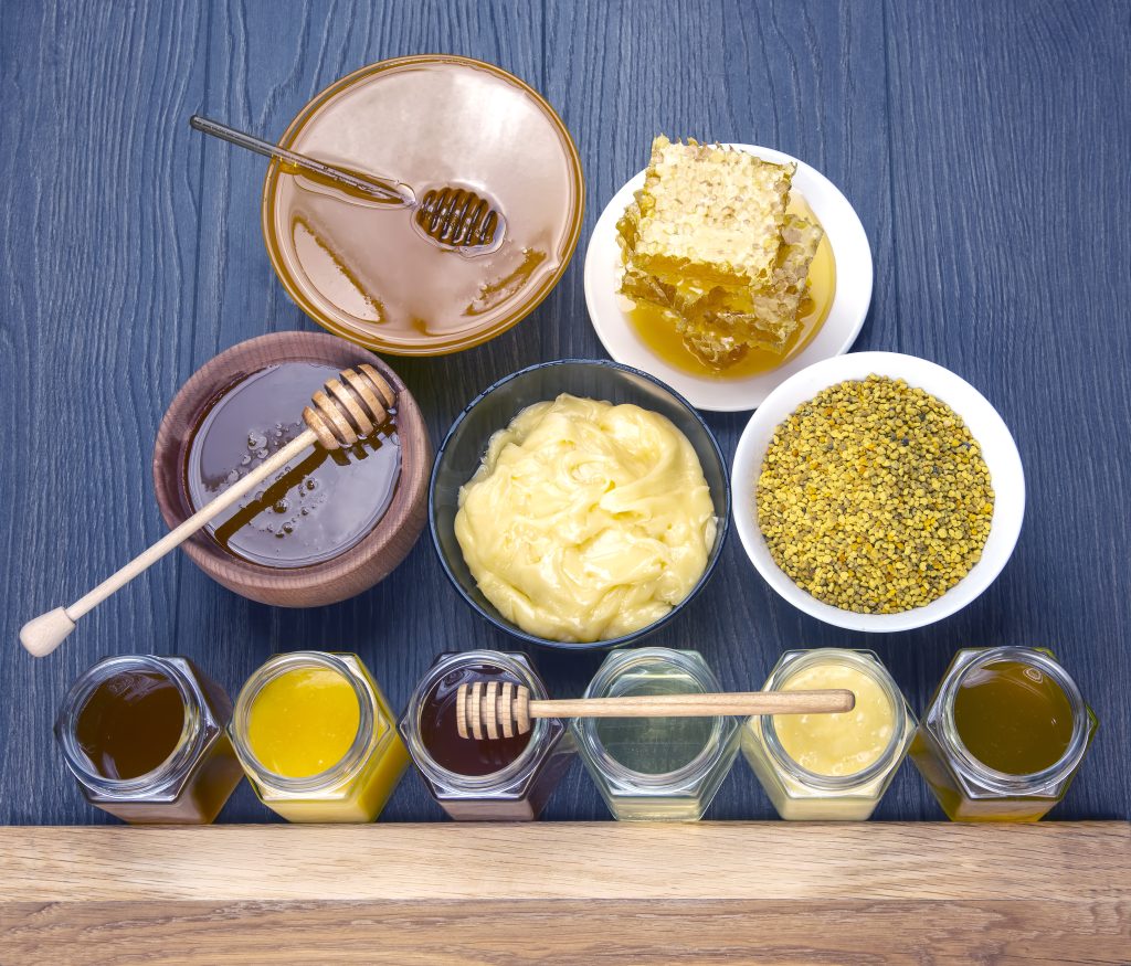 commonly used kinds of honey