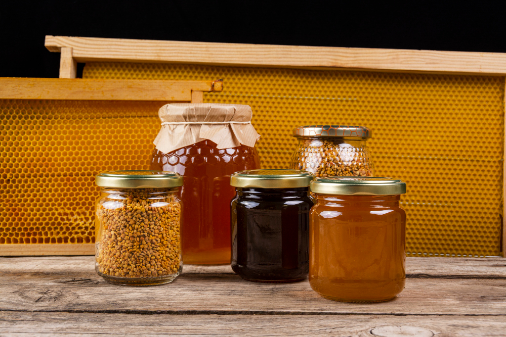 Local Honey in jars Local Honey in jars