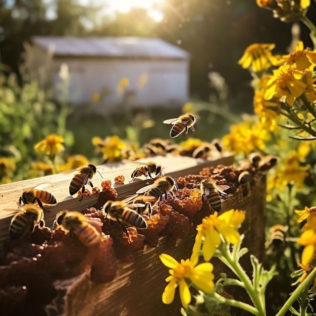 Raw honey 